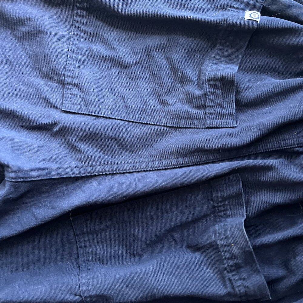 Big Bud Press Navy Blue Short Sleeve Jumpsuit Coverall Medium - Picture 5 of 5